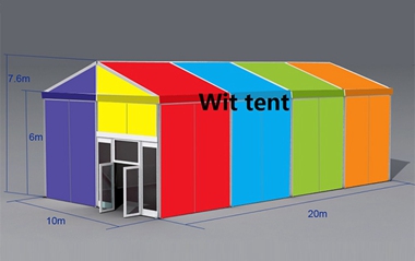 colorful tent