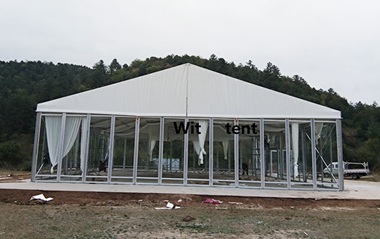 glass wall big size tent